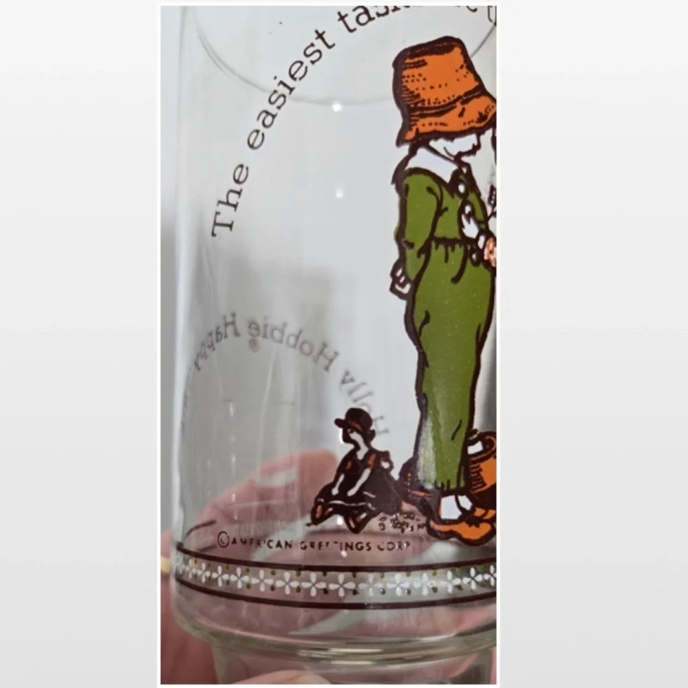 Vintage Holly Hobbie Cup Happy Talk Glass Limited Edition Coca-Cola